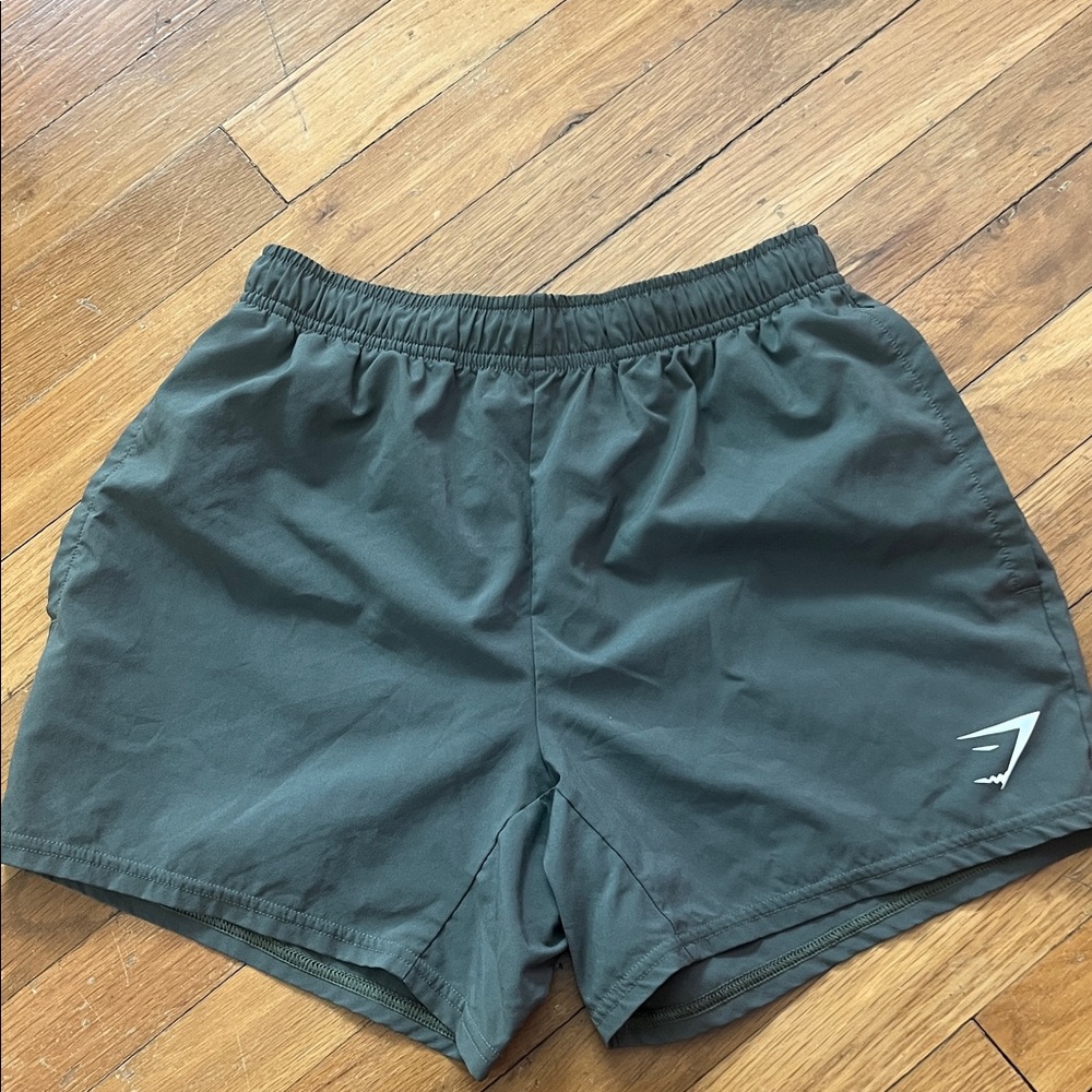 NWOT Gymshark Olive Green Athletic Shorts